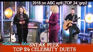 Sneak Peek SHANNON O'HARA &amp; CAM TOP 24 Celebrity Duet American Idol 2018 April-16-2018 Monday