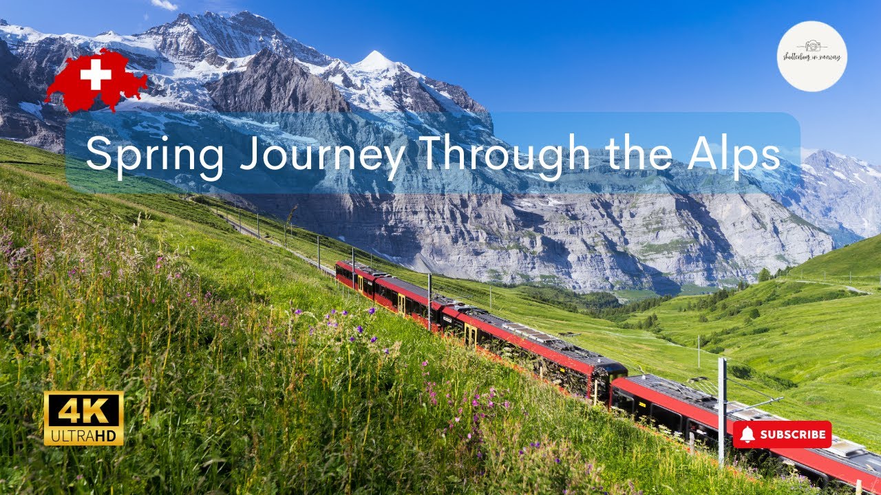 Spring Journey Through the Alps St. Moritz 🇨🇭 to Chur | Scenic Train Ride in 4KIShutterbug in Norway