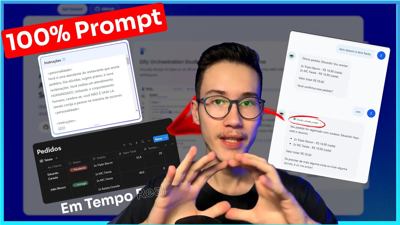 Dify AI Tutorial: ChatBot pra WhatsApp com Inteligência Artificial, Sem Fluxos e 100% Responsivo