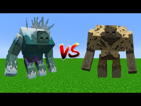 Mutant Husk Vs Mutant Frozen Zombie - Minecraft Mob Battle