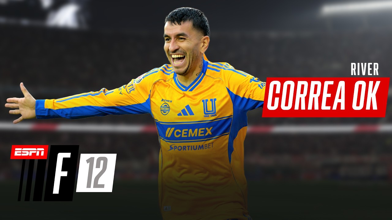 ¡EL ÁNGEL DEL GOL! NUEVA CARA PARA EL RIVER DE COUDET: CORREA, REVISIÓN MÉDICA Y FIRMA | ESPN F12