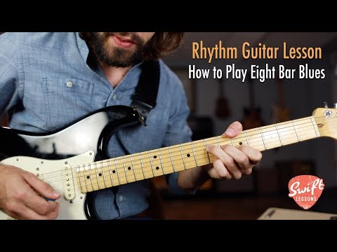 How to Play a Slow Blues - Essential 8 Bar Progression | Rhythm Guitar Lesson