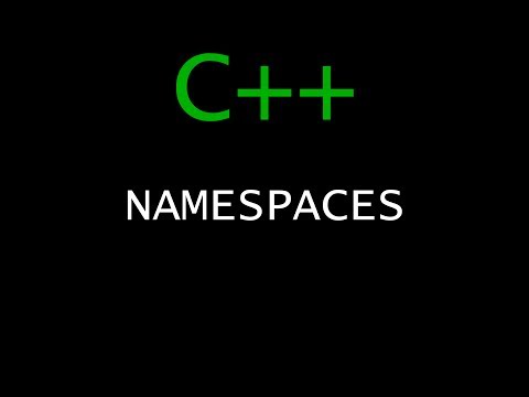 C Programming Tutorial 36 Namespaces