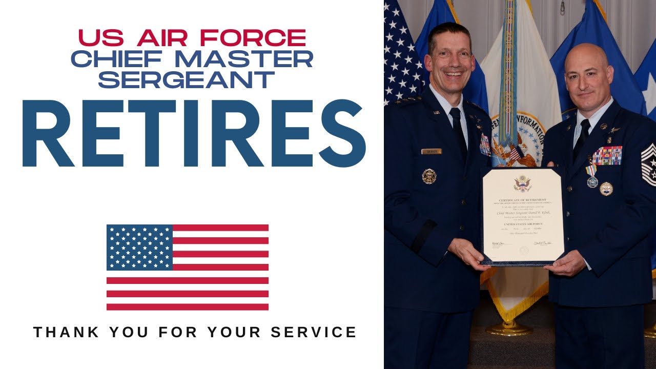 What will you miss most? Air Force Chief Master Sergeant celebrates retirement