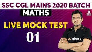SSC CGL Tier 2 Batch | SSC CGL Maths Classes | Live Mock Test