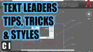 AutoCAD Text Arrows/Leaders Tips, Tricks & Styles! Multi Leader Tutorial | 2 Minute Tuesday