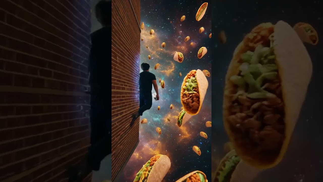 Dreaming of Donuts and Tacos? 🍩🌮 Surreal AI Adventure!