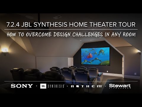 STUNNING 7.2.4 JBL Synthesis Home Theater Tour: How to Overcome Design Challenges in Any Room
