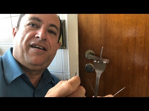 Tío Nel ensina como abrir porta sem chave usando garfo ou grampo de cabelo ou pinça