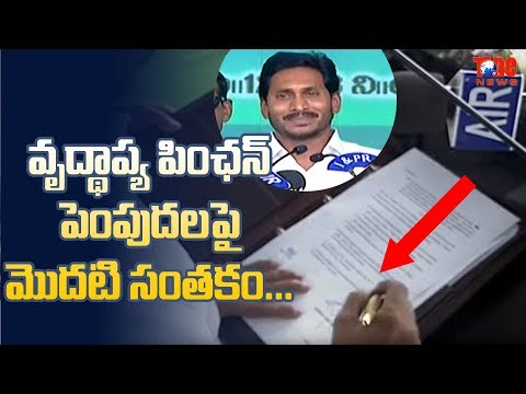 Andhra Pradesh Chief Minister Y S Jagan Mohan Reddy First Sign At Swearing In | NewsOne Video