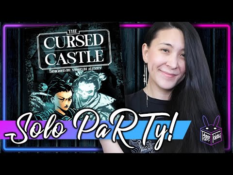 The Cursed Castle | Solo Board Game PaRTy!!! (Playthrough and Review/ Tutorial, yup!)