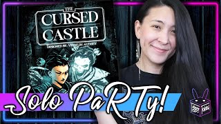 The Cursed Castle 💀 | Solo Board Game PaRTy!!! (Playthrough and Review/ Tutorial, yup!) 🎉