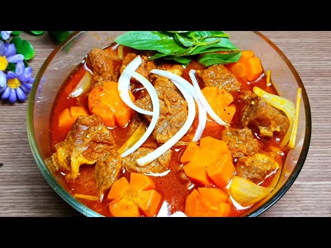 BÒ KHO - Cách Nấu Bò Kho Và Cách ướp thịt bò kho ngon nhanh mềm thấm gia vị - Tú Lê Miền Tây