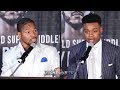 ERROL SPENCE AND SHAWN PORTER GET HEATED DURING THEIR LAS VEGAS PRESS CONFERENCE!