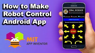Make Android APP to Control Robot | MIT APP INVENTOR