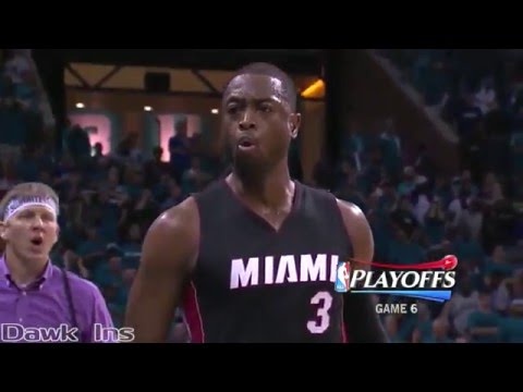 Dwyane Wade Full Highlights 2016 Playoffs R1G6 at Hornets   23 Pts, 6 Rebs, 4 Ast, CLUTCH!