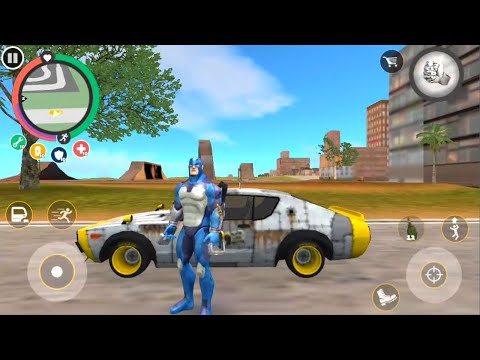 Rope hero vice town new version game | Jumping car cursed place point | Games on HD Android gameplay