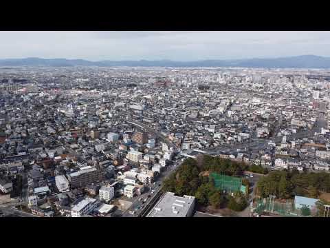 人文社会学科 【愛大DRONE#2】そよかぜ広場から豊橋を見渡す　DJI Mini 2