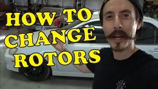 2002 Lancer OZ RALLY Rotors Replacement | BRAKE JOB