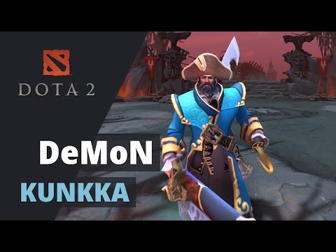 DeMoN (Rank 86) plays Kunkka Dota 2 Full Gameplay