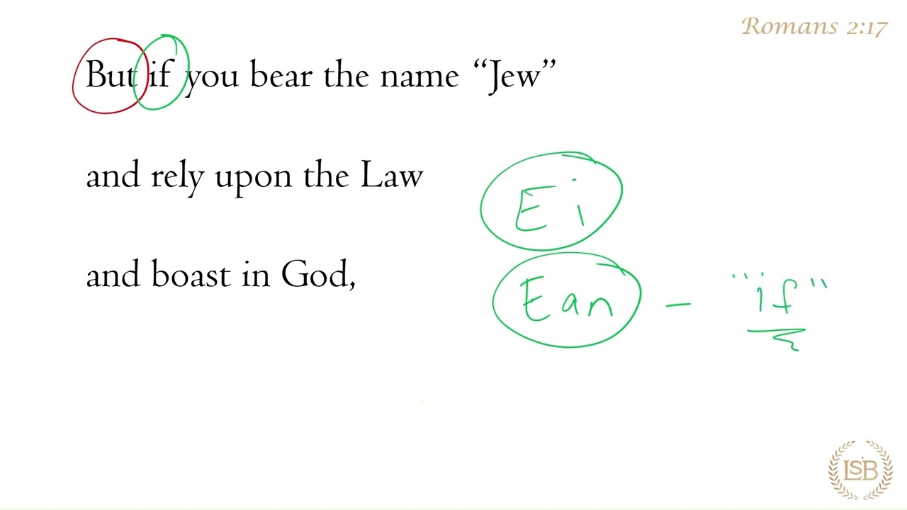 BTV: Romans 2:17