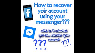 How to recover your FB account using our messenger