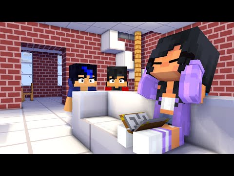 WOMP WOMP  FIRST MEET APHMAU CREW ANNOYING EIN,AARON & PIERCE - MINECRAFT ANIMATION #shorts