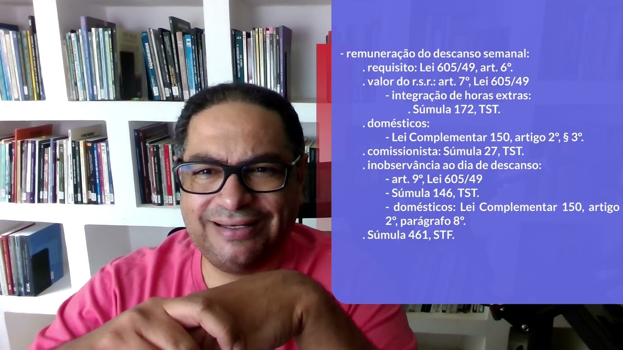 Períodos de descanso   repouso semanal remunerado