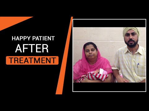 Happiest Patient from Sangrur got positive results with Test Tube Baby treatment