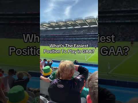 Easiest Position To Play In Gaelic? #allireland #gaelic #gaelicfootball #gaa #shorts