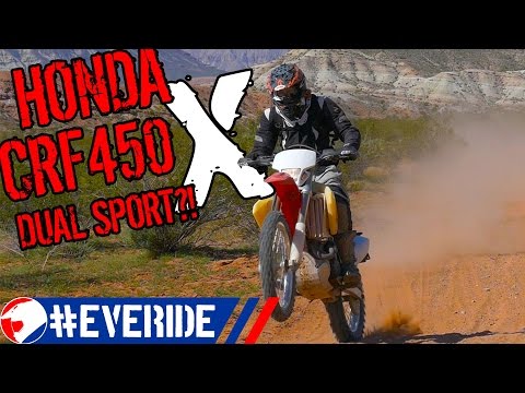 HONDA CRF450X Review from a Dual Sport & ADV Perspective #everide