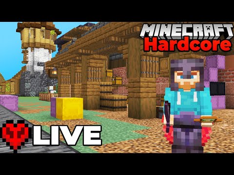 Working on my New VILLAGE! : Minecraft 1.18 Hardcore Survival Let's Play