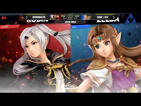 Game Nest Smash It Up: Grandmaster (Robin) vs Sugoi | Ven (Zelda) - Losers Finals