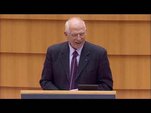 HR/VP Josep Borrell in EP plenary session - Common Foreign and Defence Policy & Human Rights