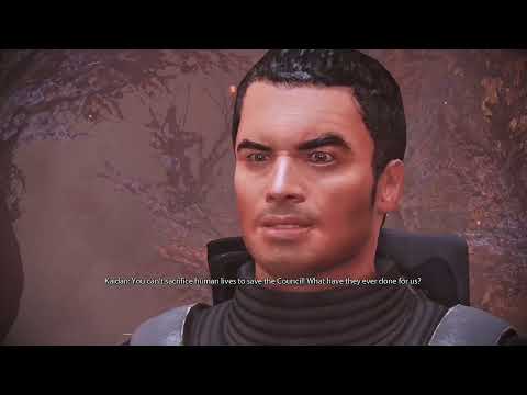 Kaidan suggests to let the Council die to concentrate on destroying Sovereign