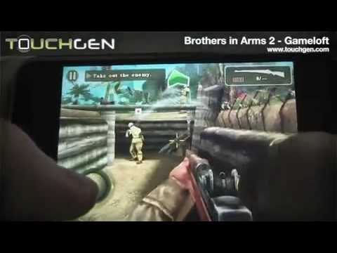 Brothers In Arms 2:Global Front On iPhone Gameplay