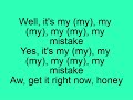 The Kingbees - My Mistake (Lyrics)