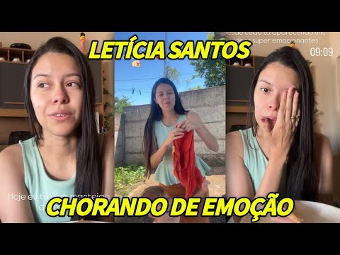Letícia Santos wakes up crying and very emotional + her voice is back.