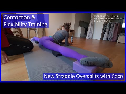 Contortion Training by Flexyart 183: Straddle Oversplits - Also for Yoga, Poledance, Ballet, Dance