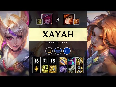 Xayah ADC vs Miss Fortune - EUW Diamond Patch 25.15