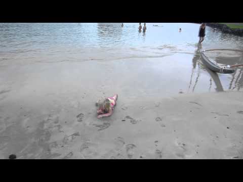 On the beach in Kailua-Kona, HI