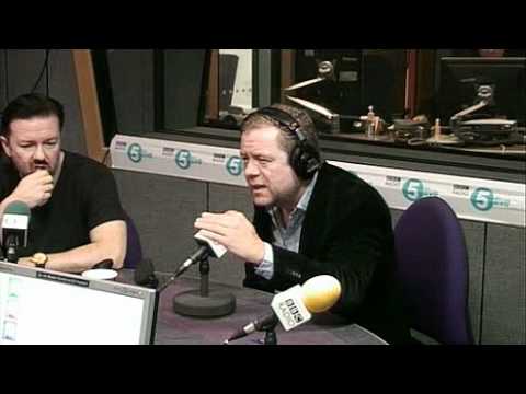 Richard Bacon, Ricky Gervais, Jon Culshaw, Peter Fincham - BBC 5 Live 07.03.11 Part 1 of 9