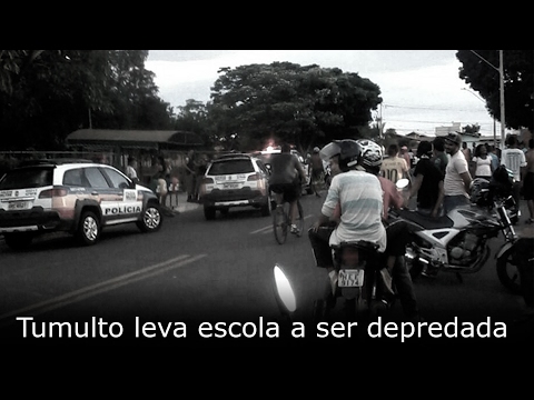 Click Curvelo: Tumulto leva escola a ser depredada em Curvelo