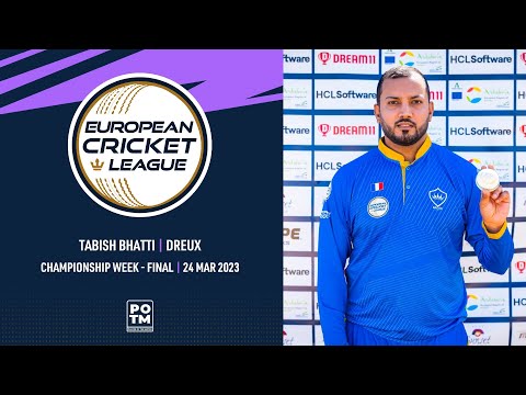 POTM:T.Bhatti-Championship Week Final DRX vs HOR Highlights European Cricket League 2023 | ECL23.109