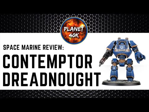 Contemptor Dreadnought - Space Marine Review / Tactics  - 9th Ed Warhammer 40k