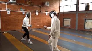 fioretto e spada - parate di contro