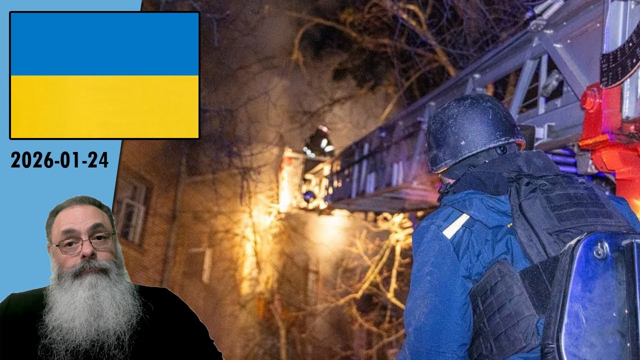 #Ucrânia 2026-01-24: RUSSIA faz GRANDE ATAQUE a KYIV no meio das "NEGOCIAÇÕES da PAZ" do TRUMP