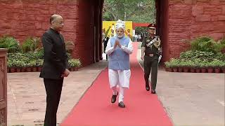 PM Modi unfurls national flag at Red Fort on 15th August 2022