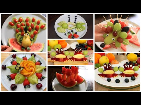 Top 7 Food Art Challenge - Super Salad Decoration Ideas