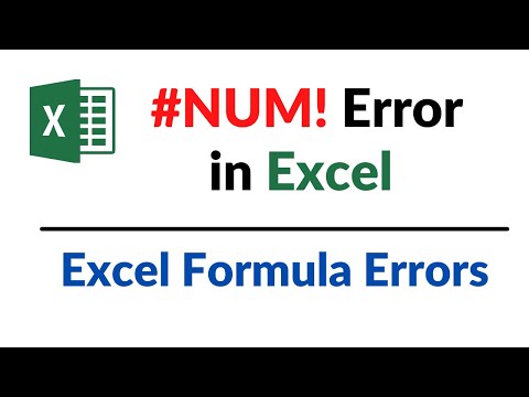 Formula Errors in Excel